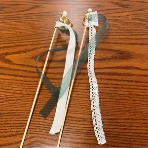 Wedding bells with ribbons